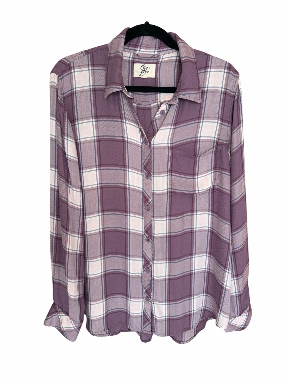 Cosmic Blue Love Lightweight Flannel